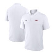 USC Trojans Men's Nike White Dri-FIT Victory Polo